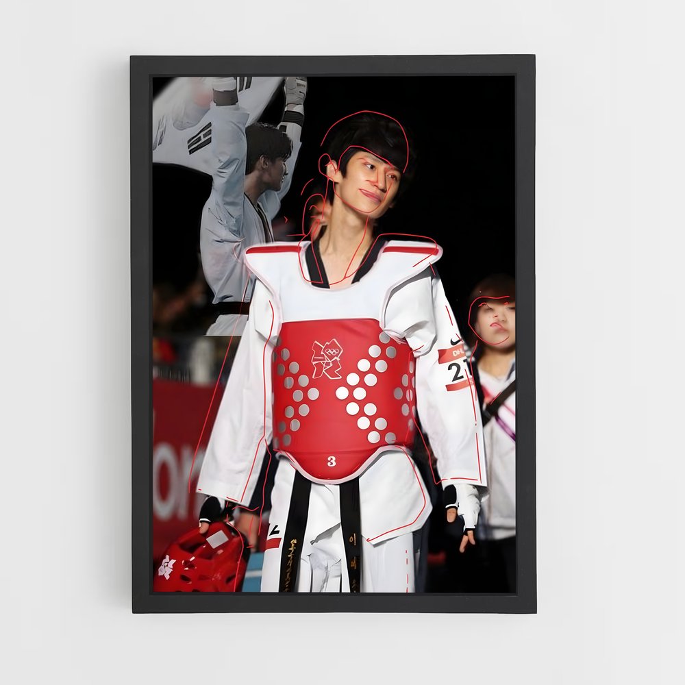 Poster Samurai Junior – affiche Taekwondo (vue 2)